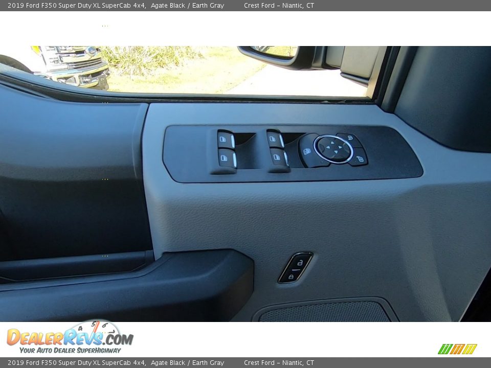 2019 Ford F350 Super Duty XL SuperCab 4x4 Agate Black / Earth Gray Photo #12