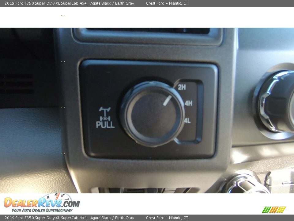 2019 Ford F350 Super Duty XL SuperCab 4x4 Agate Black / Earth Gray Photo #16