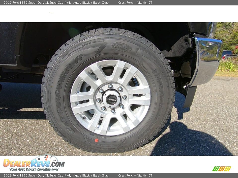 2019 Ford F350 Super Duty XL SuperCab 4x4 Agate Black / Earth Gray Photo #26