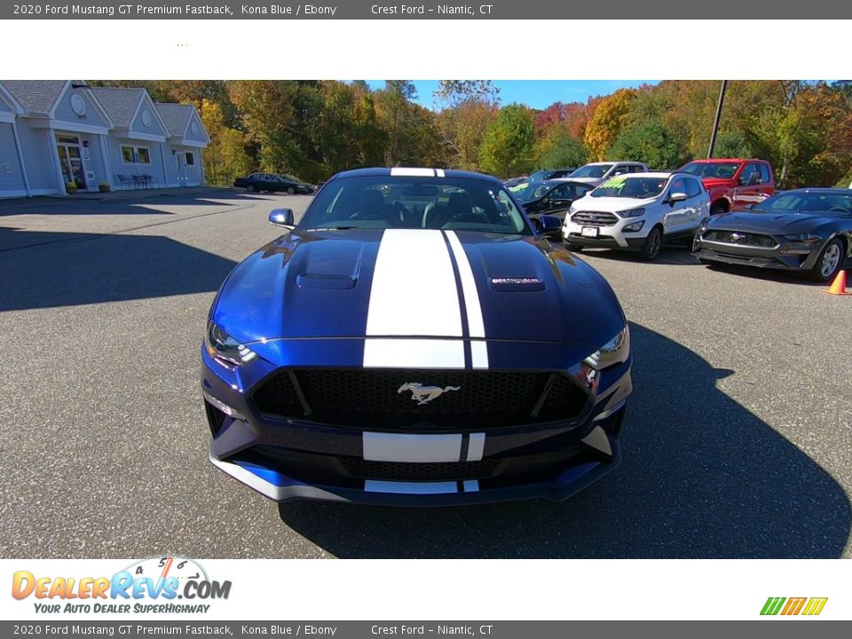 2020 Ford Mustang GT Premium Fastback Kona Blue / Ebony Photo #2