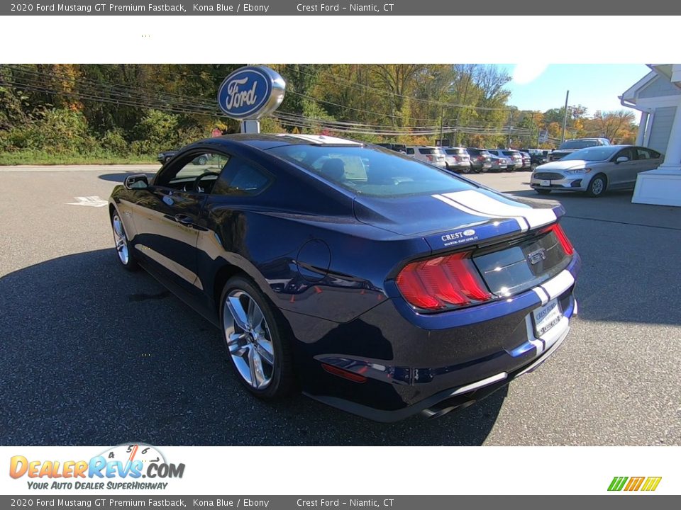 2020 Ford Mustang GT Premium Fastback Kona Blue / Ebony Photo #5