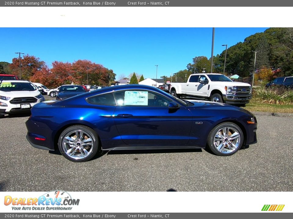 Kona Blue 2020 Ford Mustang GT Premium Fastback Photo #8