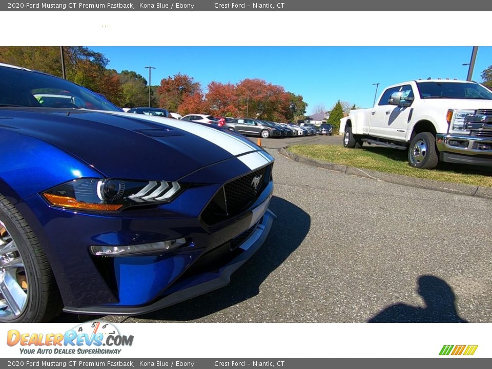 2020 Ford Mustang GT Premium Fastback Kona Blue / Ebony Photo #26