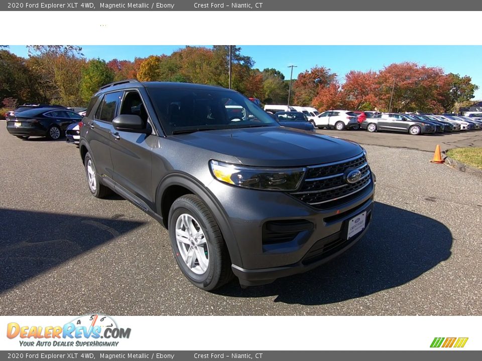 2020 Ford Explorer XLT 4WD Magnetic Metallic / Ebony Photo #1