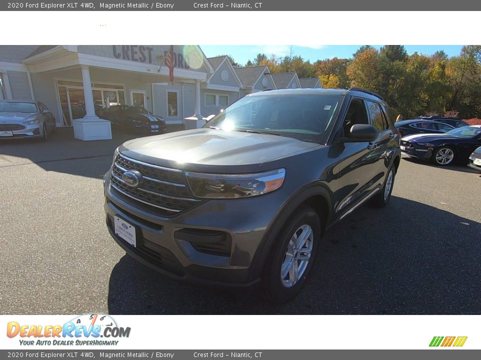 2020 Ford Explorer XLT 4WD Magnetic Metallic / Ebony Photo #3