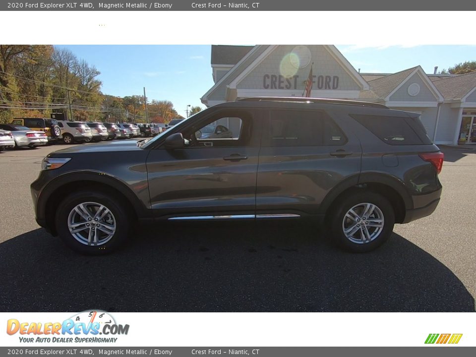 2020 Ford Explorer XLT 4WD Magnetic Metallic / Ebony Photo #4