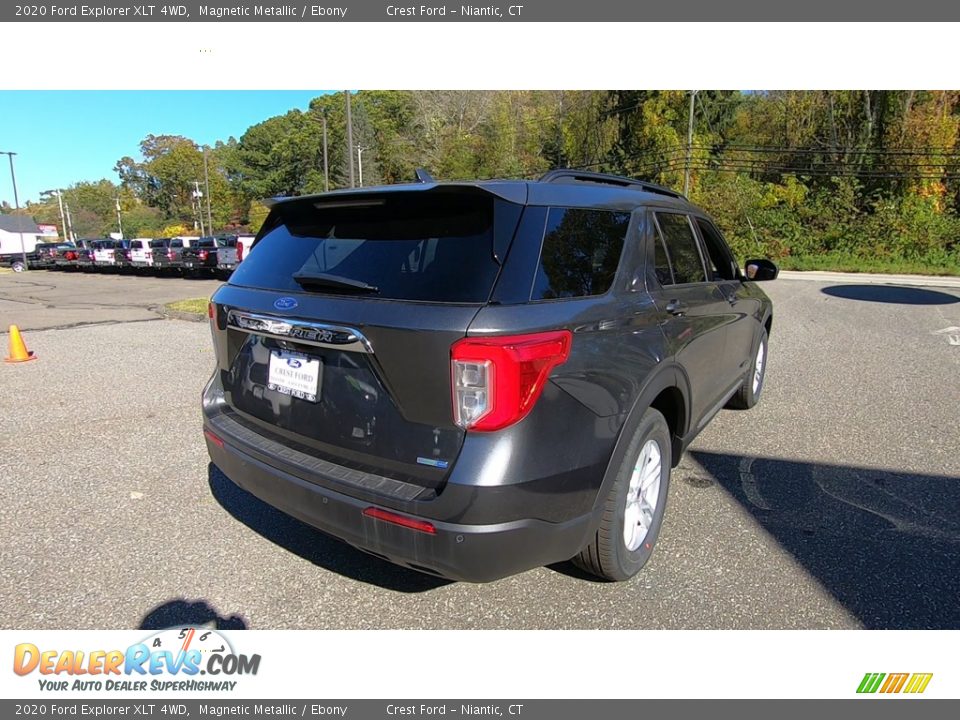 2020 Ford Explorer XLT 4WD Magnetic Metallic / Ebony Photo #7