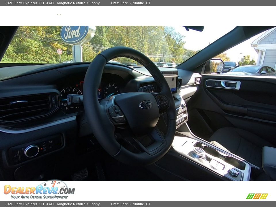 2020 Ford Explorer XLT 4WD Magnetic Metallic / Ebony Photo #10