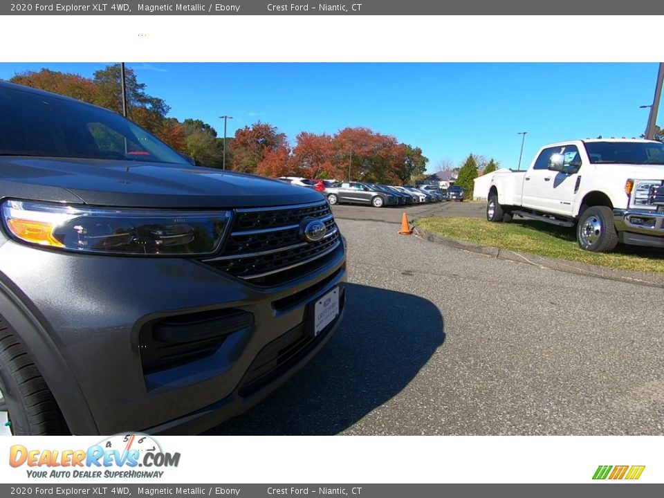 2020 Ford Explorer XLT 4WD Magnetic Metallic / Ebony Photo #27