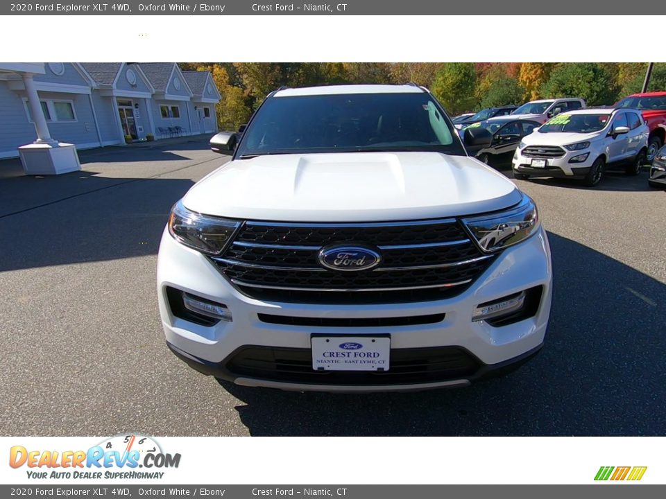 2020 Ford Explorer XLT 4WD Oxford White / Ebony Photo #2