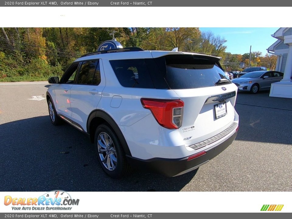 2020 Ford Explorer XLT 4WD Oxford White / Ebony Photo #5