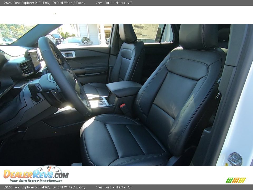2020 Ford Explorer XLT 4WD Oxford White / Ebony Photo #11