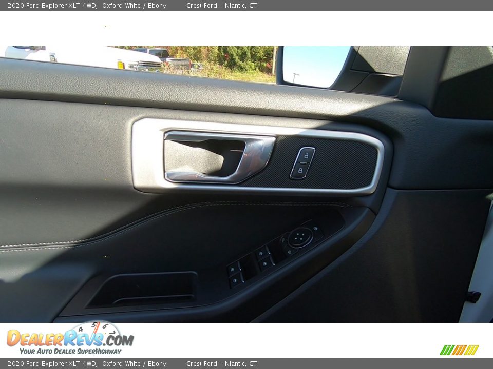 2020 Ford Explorer XLT 4WD Oxford White / Ebony Photo #12
