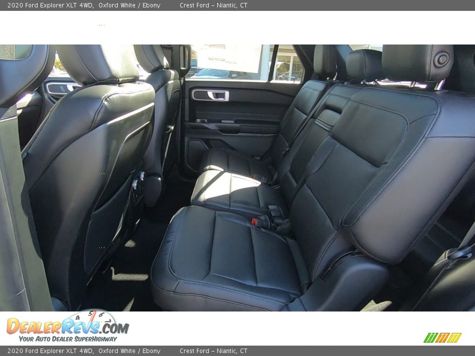 2020 Ford Explorer XLT 4WD Oxford White / Ebony Photo #17