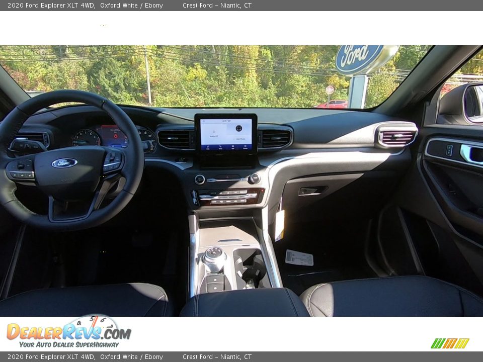 2020 Ford Explorer XLT 4WD Oxford White / Ebony Photo #18