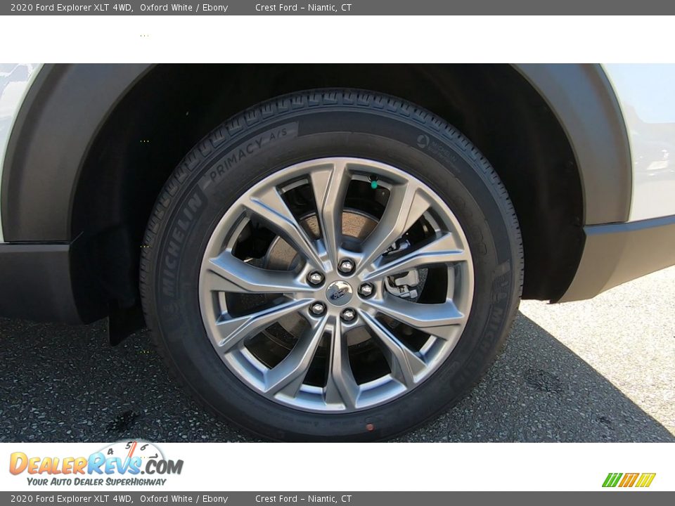 2020 Ford Explorer XLT 4WD Oxford White / Ebony Photo #19