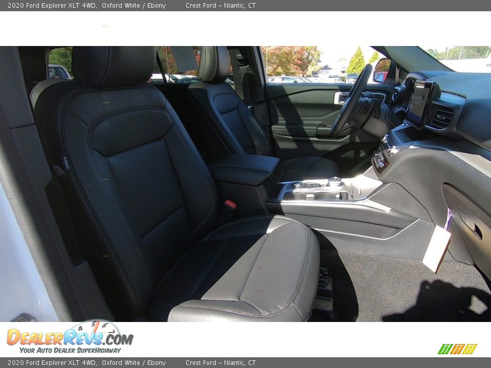 2020 Ford Explorer XLT 4WD Oxford White / Ebony Photo #24