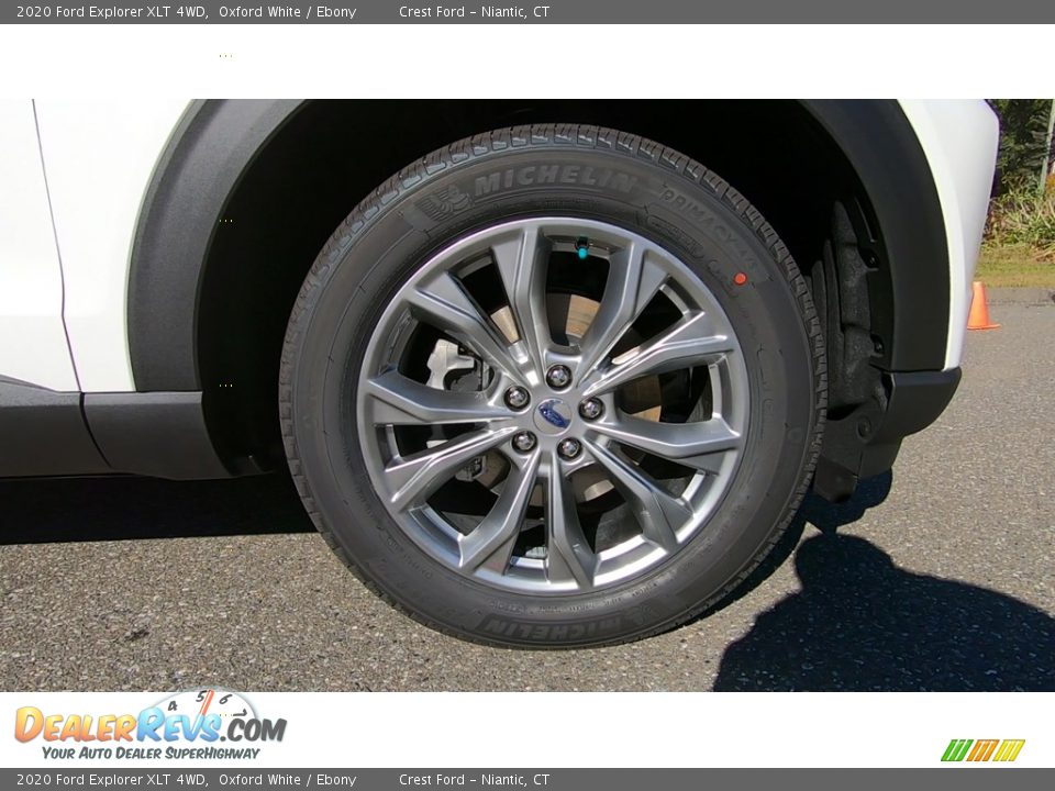 2020 Ford Explorer XLT 4WD Oxford White / Ebony Photo #26