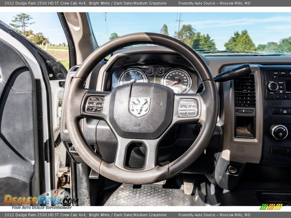 2012 Dodge Ram 2500 HD ST Crew Cab 4x4 Bright White / Dark Slate/Medium Graystone Photo #34