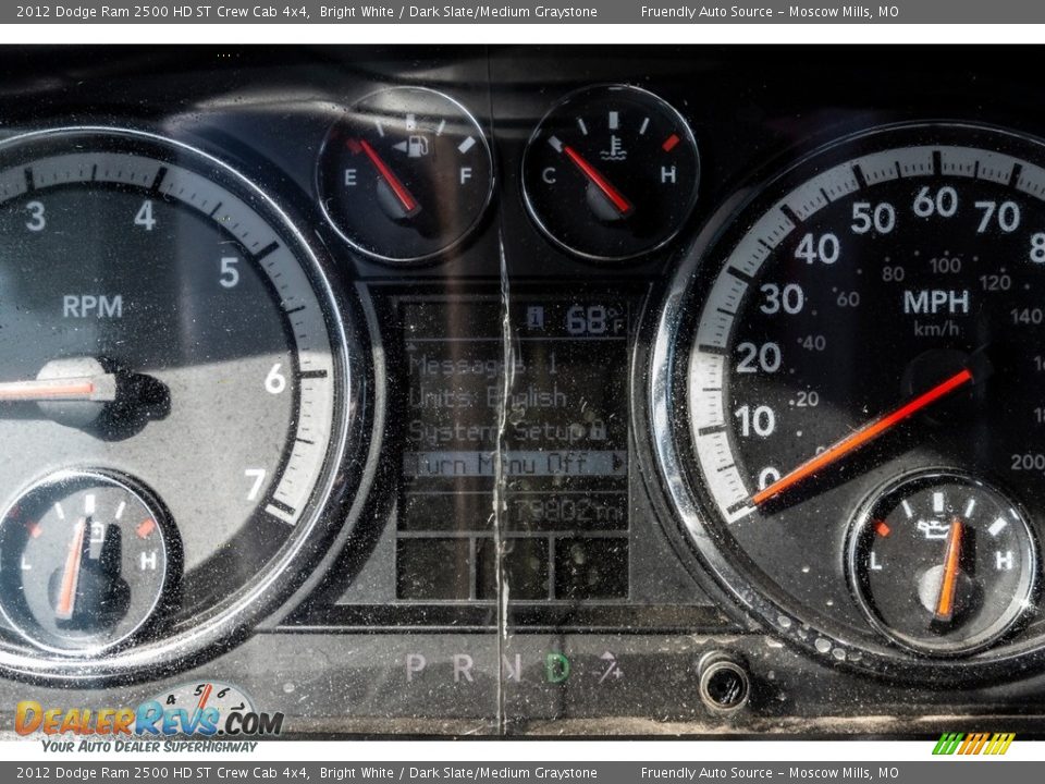 2012 Dodge Ram 2500 HD ST Crew Cab 4x4 Bright White / Dark Slate/Medium Graystone Photo #36