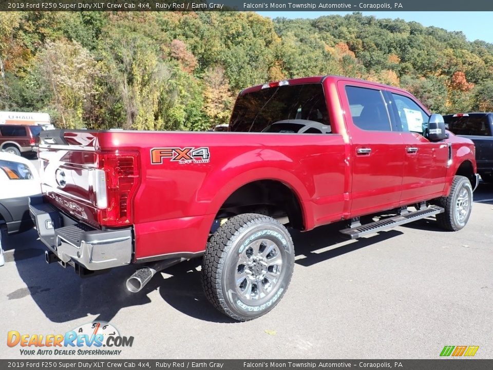 Ruby Red 2019 Ford F250 Super Duty XLT Crew Cab 4x4 Photo #2