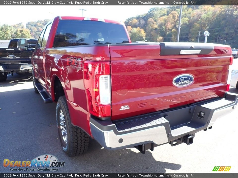 2019 Ford F250 Super Duty XLT Crew Cab 4x4 Ruby Red / Earth Gray Photo #6