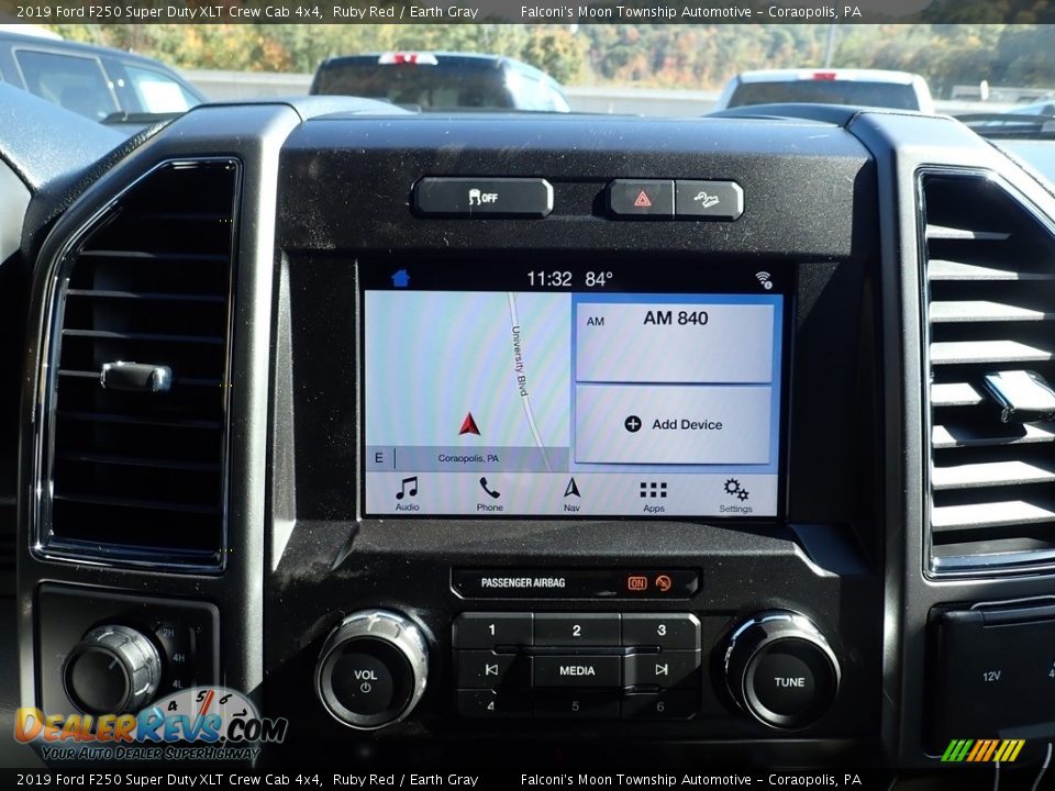 2019 Ford F250 Super Duty XLT Crew Cab 4x4 Ruby Red / Earth Gray Photo #13