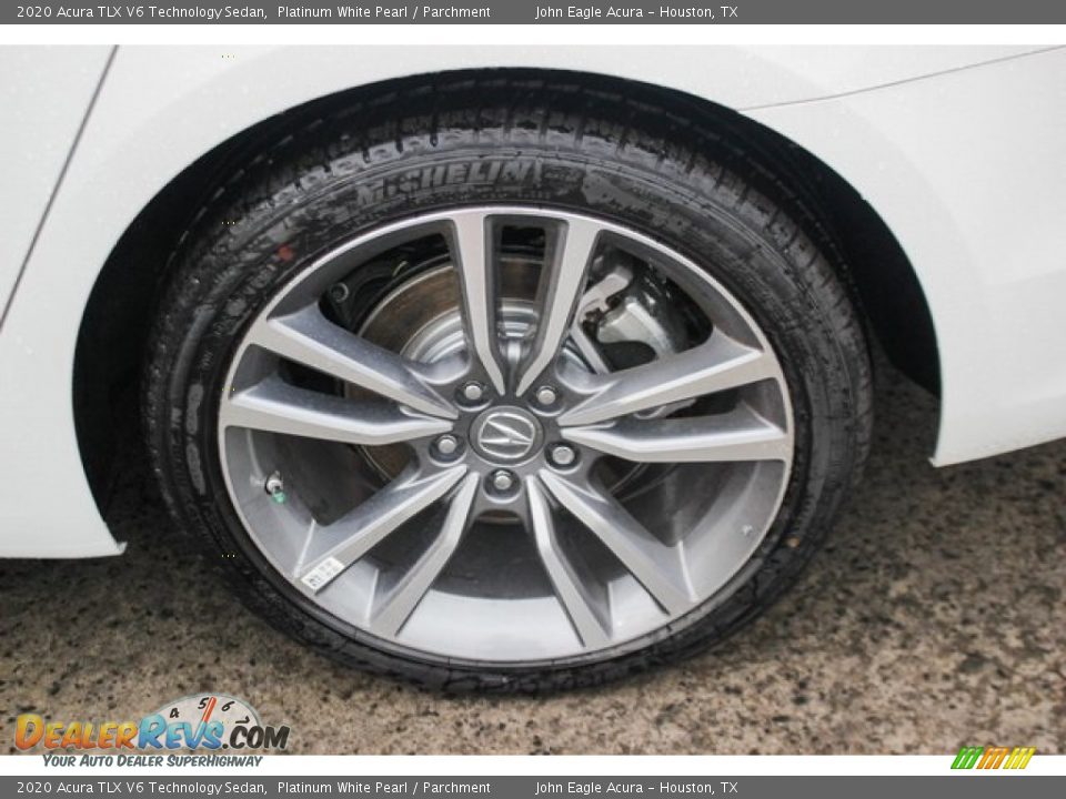2020 Acura TLX V6 Technology Sedan Platinum White Pearl / Parchment Photo #10