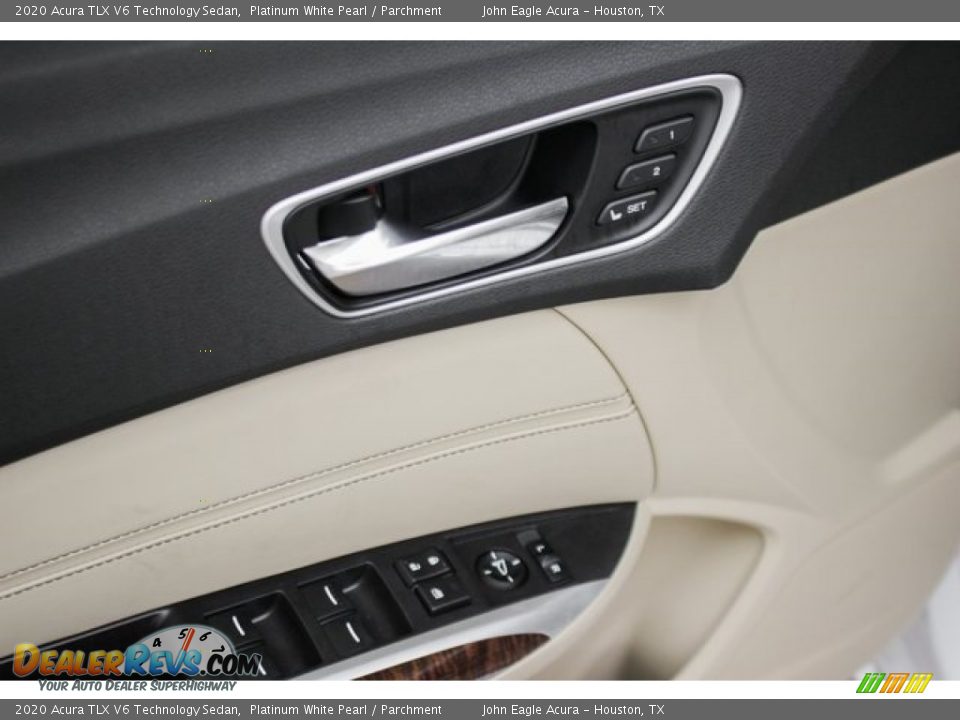 2020 Acura TLX V6 Technology Sedan Platinum White Pearl / Parchment Photo #11