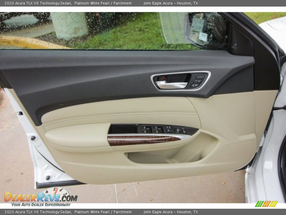 2020 Acura TLX V6 Technology Sedan Platinum White Pearl / Parchment Photo #14