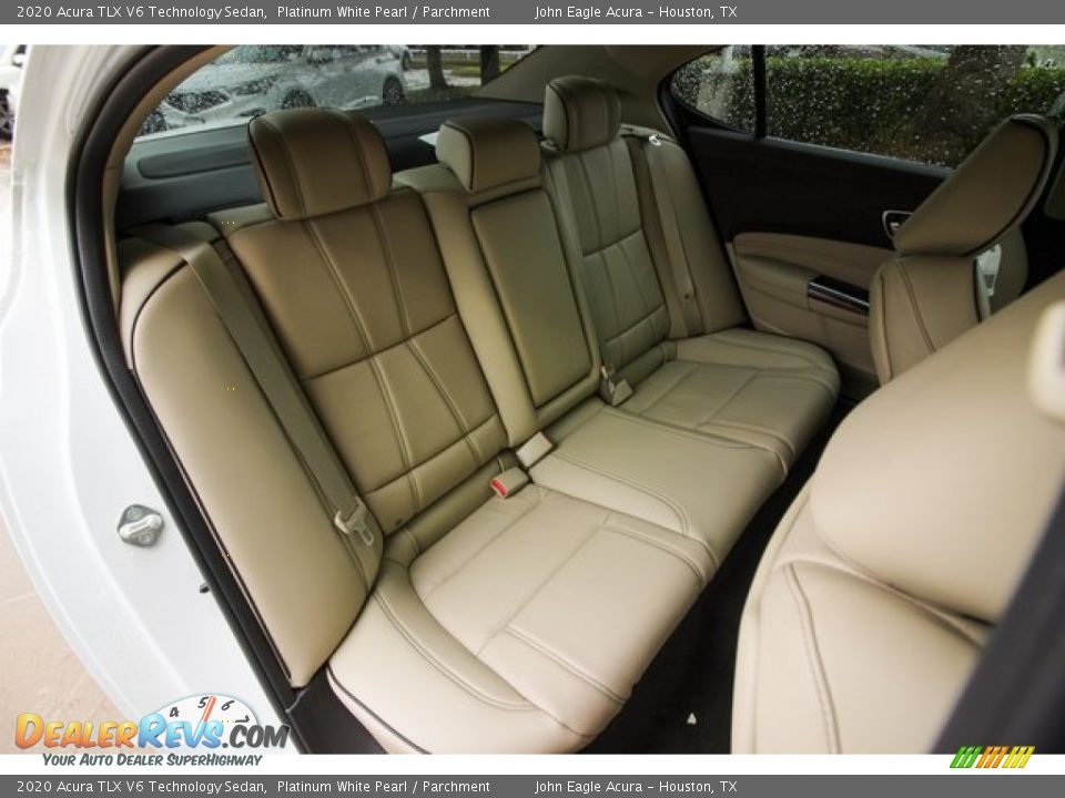 2020 Acura TLX V6 Technology Sedan Platinum White Pearl / Parchment Photo #20