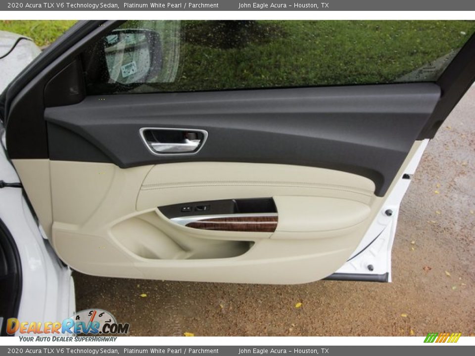 2020 Acura TLX V6 Technology Sedan Platinum White Pearl / Parchment Photo #21