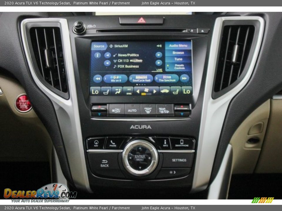 2020 Acura TLX V6 Technology Sedan Platinum White Pearl / Parchment Photo #26