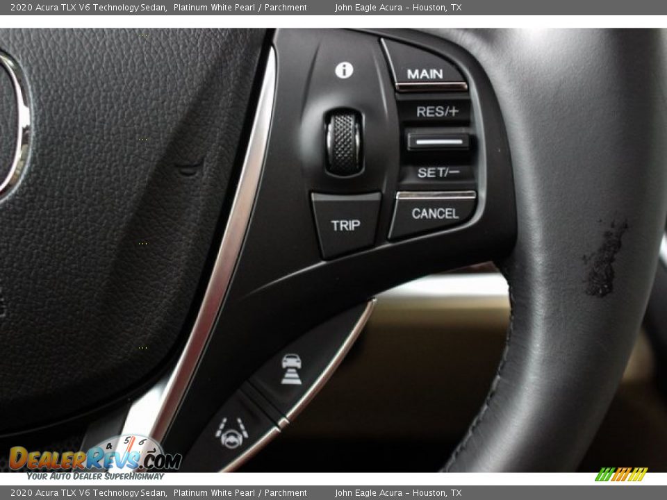 2020 Acura TLX V6 Technology Sedan Platinum White Pearl / Parchment Photo #31