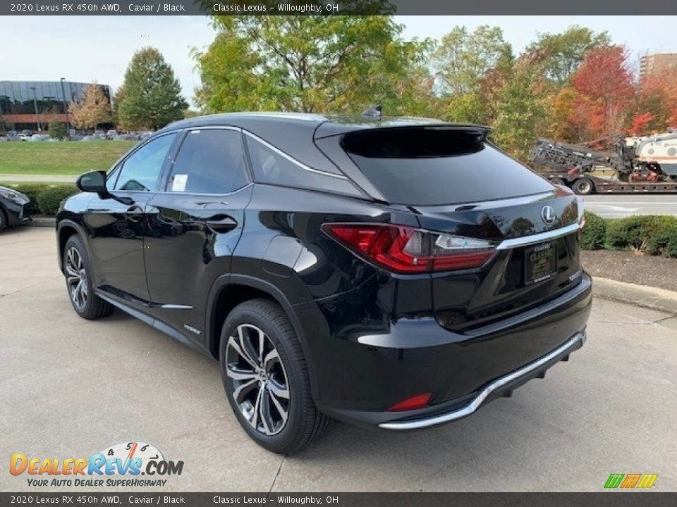 2020 Lexus RX 450h AWD Caviar / Black Photo #1