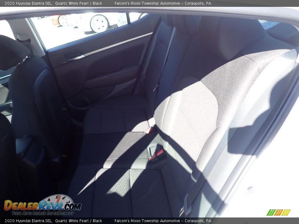 2020 Hyundai Elantra SEL Quartz White Pearl / Black Photo #8