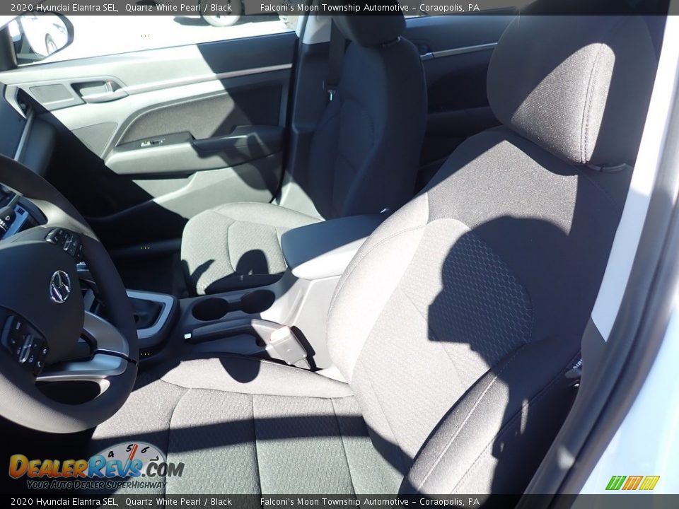 2020 Hyundai Elantra SEL Quartz White Pearl / Black Photo #11