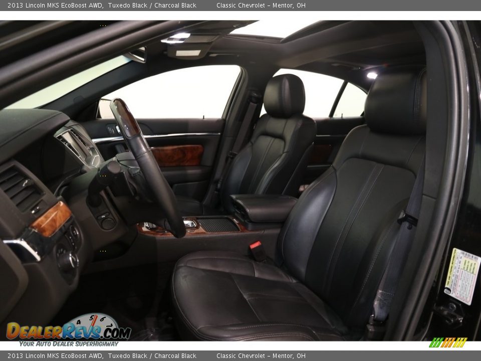 2013 Lincoln MKS EcoBoost AWD Tuxedo Black / Charcoal Black Photo #6