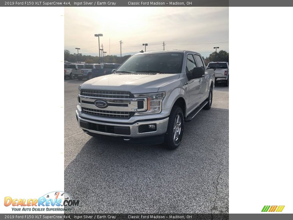 2019 Ford F150 XLT SuperCrew 4x4 Ingot Silver / Earth Gray Photo #1