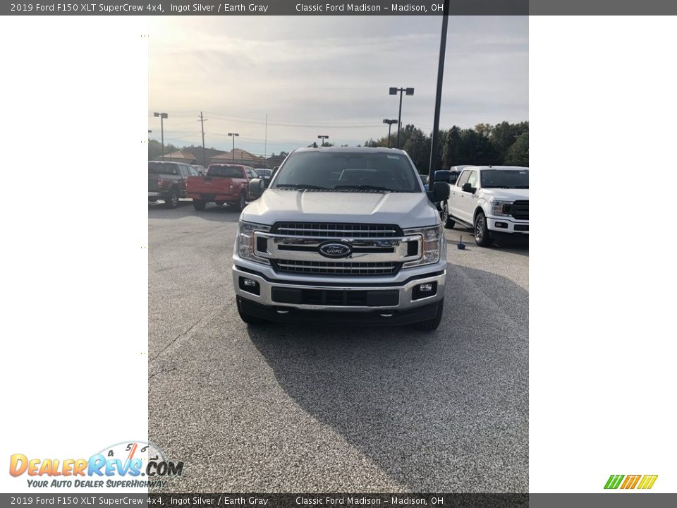 2019 Ford F150 XLT SuperCrew 4x4 Ingot Silver / Earth Gray Photo #2