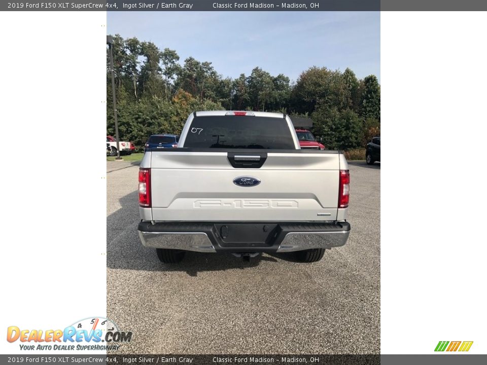 2019 Ford F150 XLT SuperCrew 4x4 Ingot Silver / Earth Gray Photo #3
