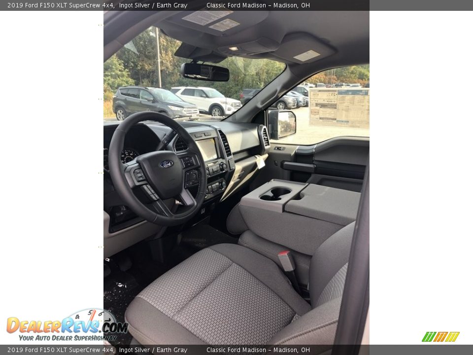 2019 Ford F150 XLT SuperCrew 4x4 Ingot Silver / Earth Gray Photo #4