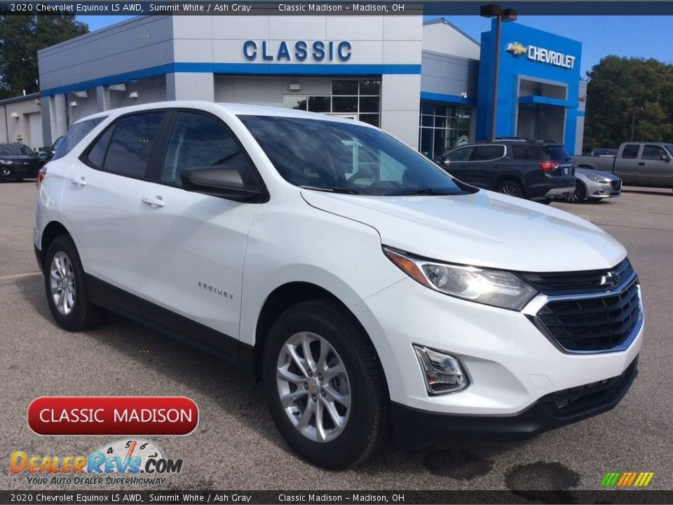 2020 Chevrolet Equinox LS AWD Summit White / Ash Gray Photo #1