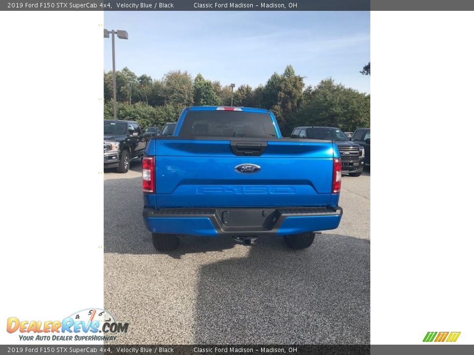 2019 Ford F150 STX SuperCab 4x4 Velocity Blue / Black Photo #3