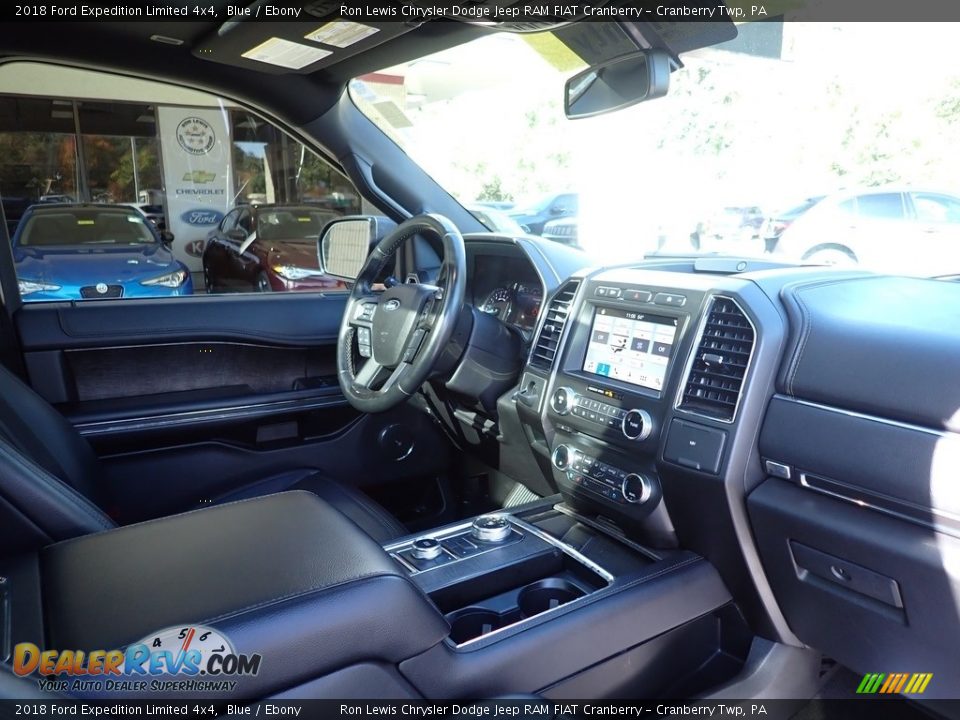 2018 Ford Expedition Limited 4x4 Blue / Ebony Photo #13