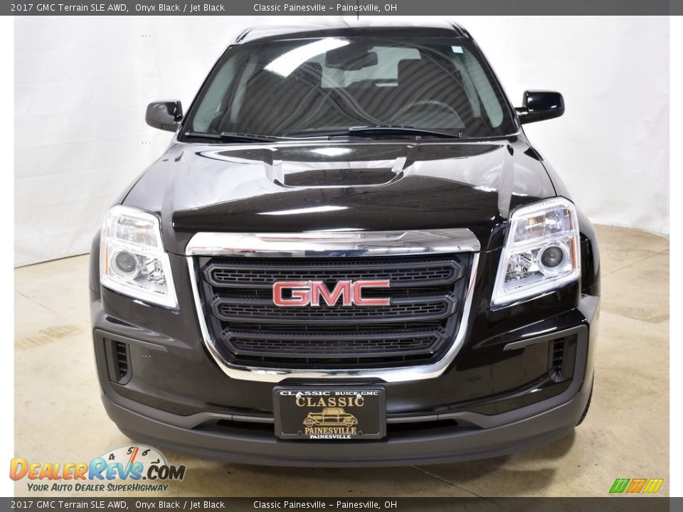 2017 GMC Terrain SLE AWD Onyx Black / Jet Black Photo #4