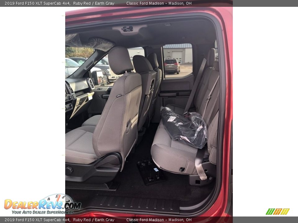 2019 Ford F150 XLT SuperCab 4x4 Ruby Red / Earth Gray Photo #5