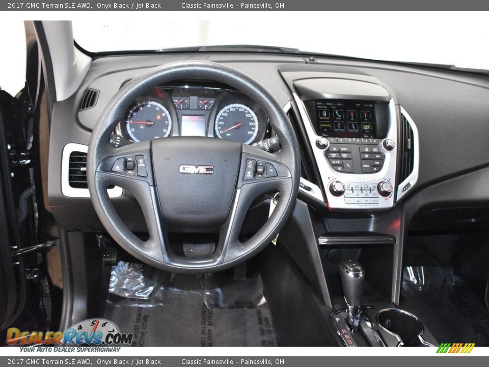 2017 GMC Terrain SLE AWD Onyx Black / Jet Black Photo #11