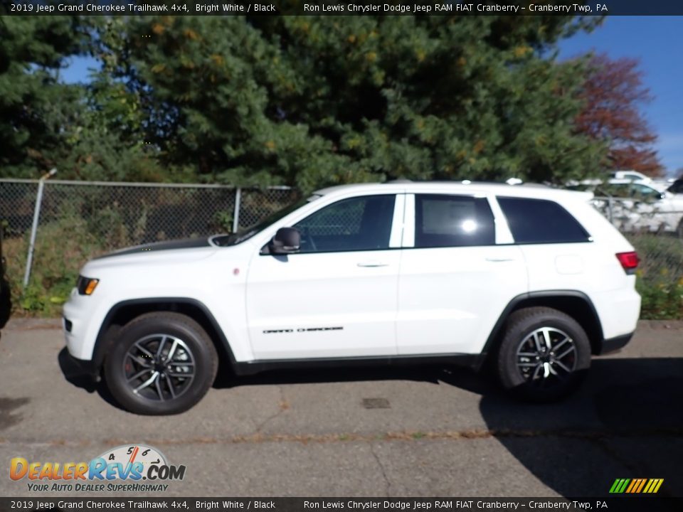 2019 Jeep Grand Cherokee Trailhawk 4x4 Bright White / Black Photo #2