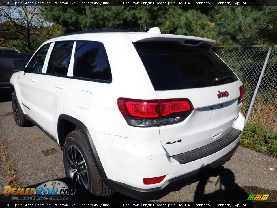 2019 Jeep Grand Cherokee Trailhawk 4x4 Bright White / Black Photo #3